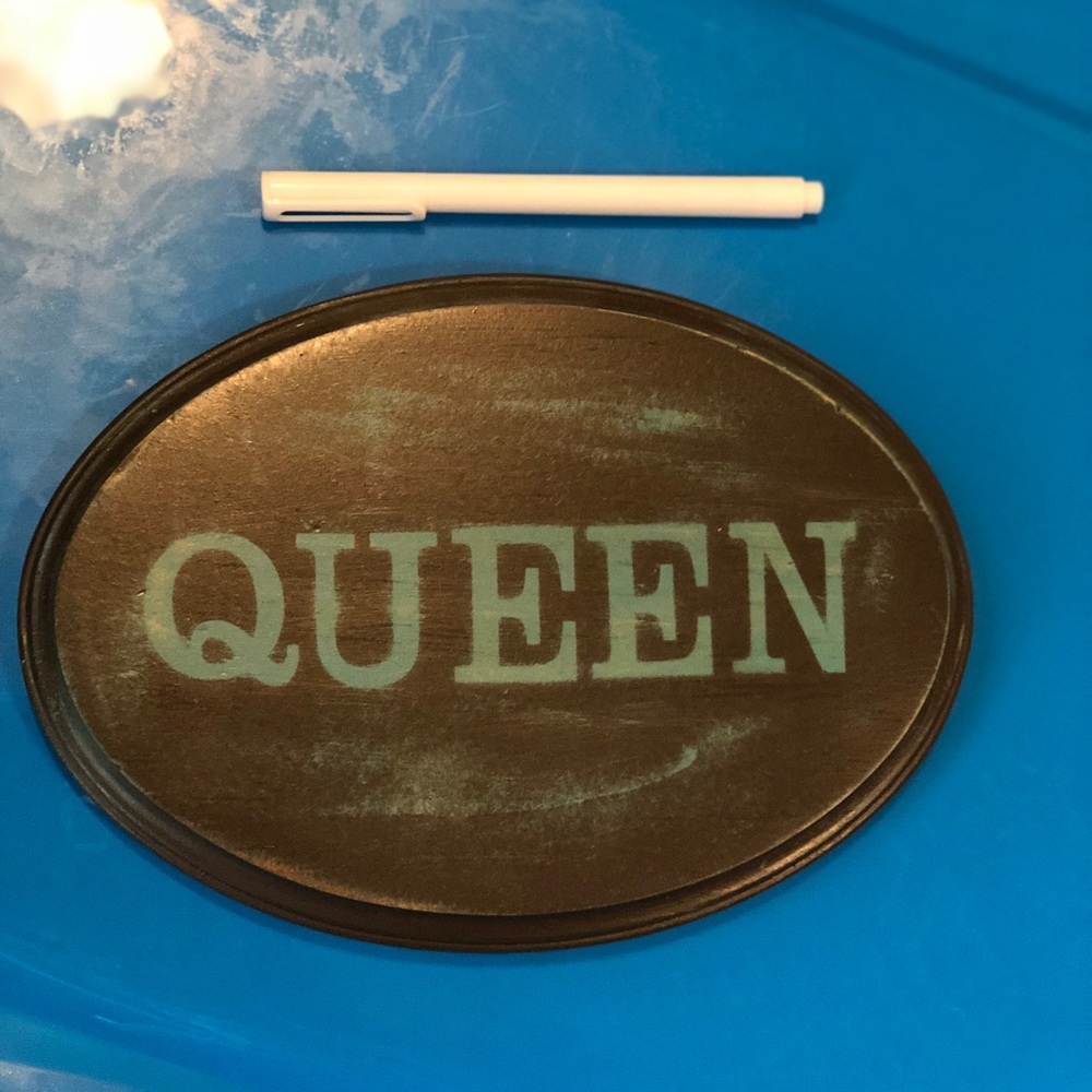 Wooden sign